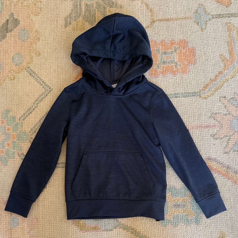 Lands' End Deep Blue Kids Hoodie